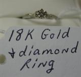 18K Gold & Diamond Ring