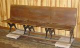 Oak Folding Seats