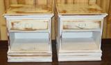 Distressed Painted Night Stands
