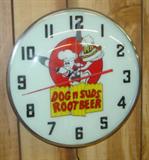 Lighted Root Beer Clock