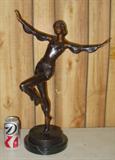 Bronze Lady Statue