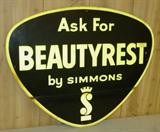 21"x27" Metal 1960 Reflective Paint BEAUTYREST Sign