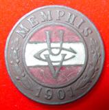 1901 UCV Memphis Button