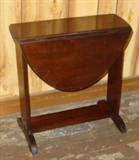 Small Drop Leaf Chair Side Table