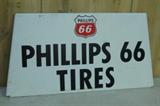 Metal Phillips 66 Tires Sign