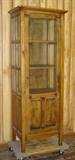Cabinet w/Glass Door & Glass Sides