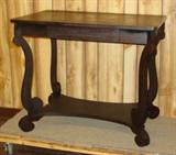 Empire Mahogany Library Table