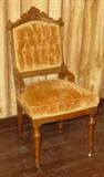 Victorian Walnut Parlor Chair