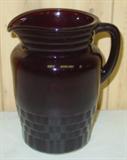 Old Ruby Red Water Pitcher