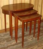 Nest Of Mahogany Tables