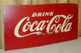 Old Metal Drink Coca Cola Sign