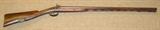 Mid 1800's German Combination Percussion Rifle & Shotgun w/Carved Stock