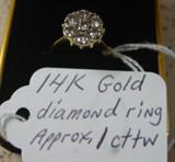 14K Gold & Diamond Ring