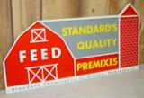 Vintage Metal Feed Sign