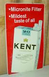 Vintage Metal Kent Sign