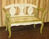 Painted Accent Bench