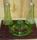 Green Depression Glass