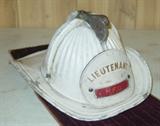 1940's Lieutenant Fireman's Helmet From Humboldt, TN Fire Dept.