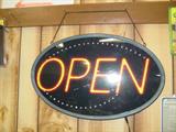 Lighted OPEN Sign
