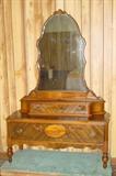 Cute Size 1920's Walnut Dresser