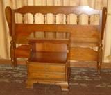 Solid Cherry Bed & Nightstand to 4 Piece Bedroom Set