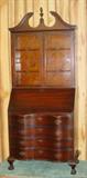 Mahogany Gov.Winthrop Style Dropfront Secretary Desk