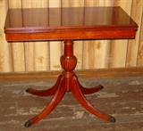Mahogany Flip Top Game Table