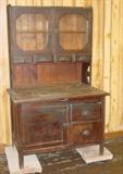 Primitive 2 piece Kitchen Cabinet