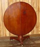 1840's Mahogany Tilt Top Table