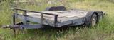 Heavy Duty Equipment Trailer w/Ramps