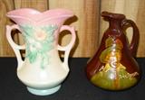 Hull Art Vase & Royal Doulton Whiskey Jug