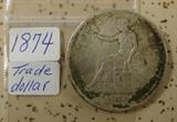 1874 Trade Dollar