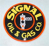 Small Porcelain Signal Sign