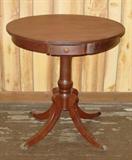 Mahogany Drum Table