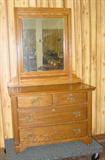 Oak Dresser w/Mirror