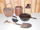 WWII U.S.Shovel & Primitives