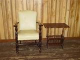 Parlor Chair & Magazine Table