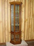 Modern Lighted Curio Cabinet