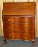 Mahogany Drop Front Desk