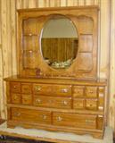 Oak Dresser To 5 Piece Bedroom Set