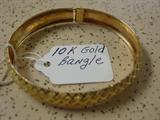 10K Gold Bangle