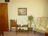 Brass Fern Stand & TV Cart