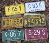 Lots of Old License Plates (more not shown)