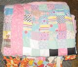 Several Old Quilts