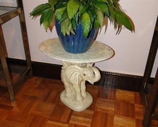 Elephant Plant Stand (Unsure if plant will be for sale)