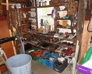 Tools and garage items