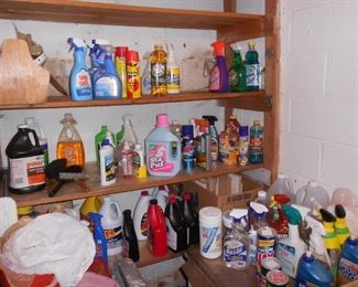 Tons of Cleaning Products