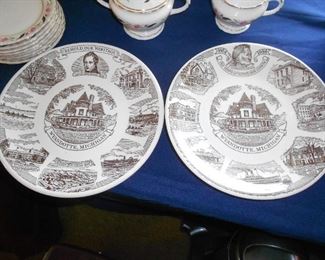 Wyandotte Comemorative Plates