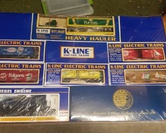 1990 collectors edition K-line train new in box