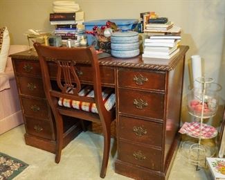 Small mahogany desk